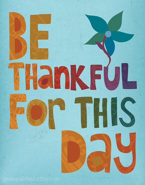 Thanksgiving-The Attitude of Gratitude!