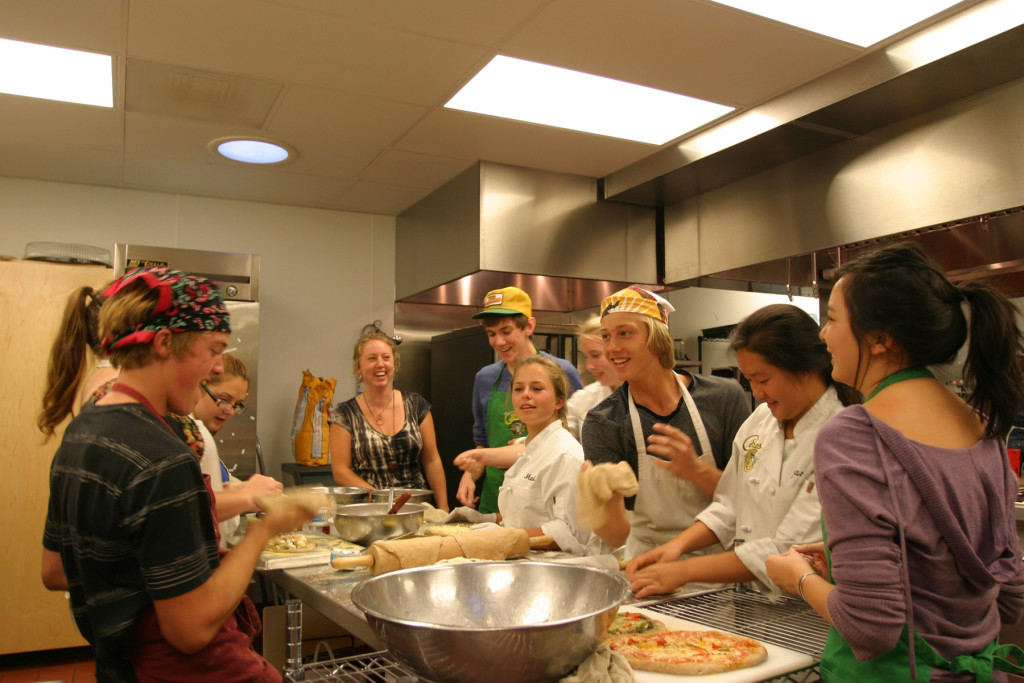 Ceres Community Project-Giving Back Sonoma Style™-Ceres teens in the kitchen
