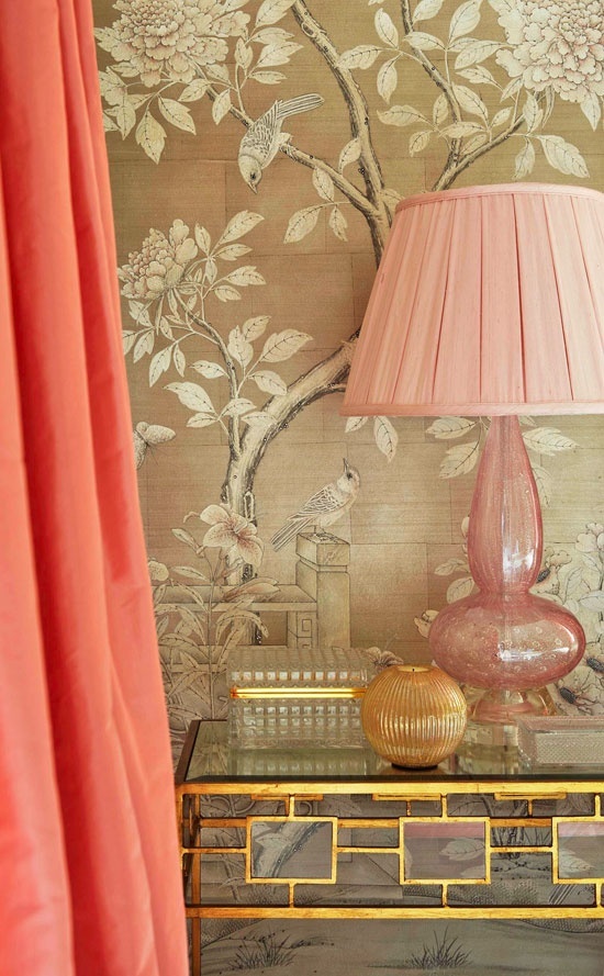 Brass is back in small accent pieces-image via Chinoiserie Chic