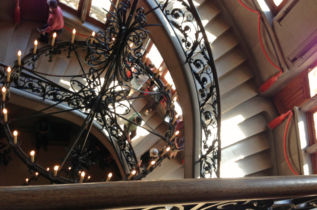 A view of the grand staircase