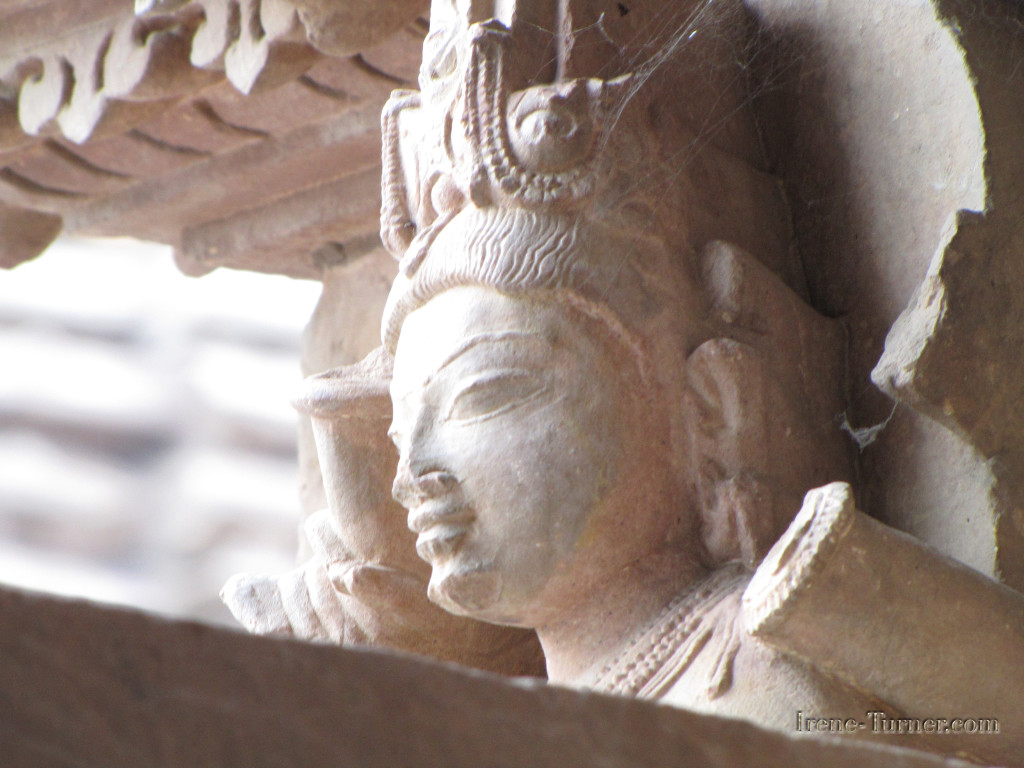 A tiny detail from the temples at Khajuraho, India