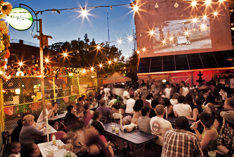Movie nights at Habana Outpost image via DNA info