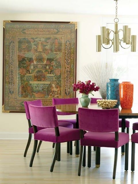 Radiant Orchid by Kristin Gallipoli via NE Home Magazine