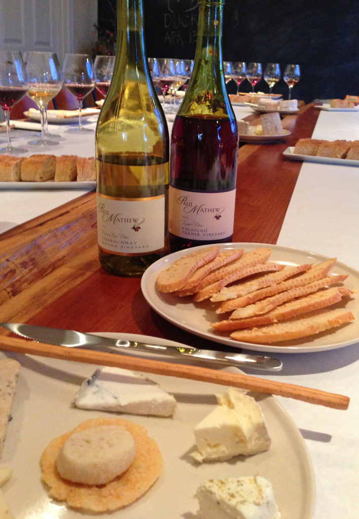Wine & Cheese Pairing-Paul Mathew Vineyards