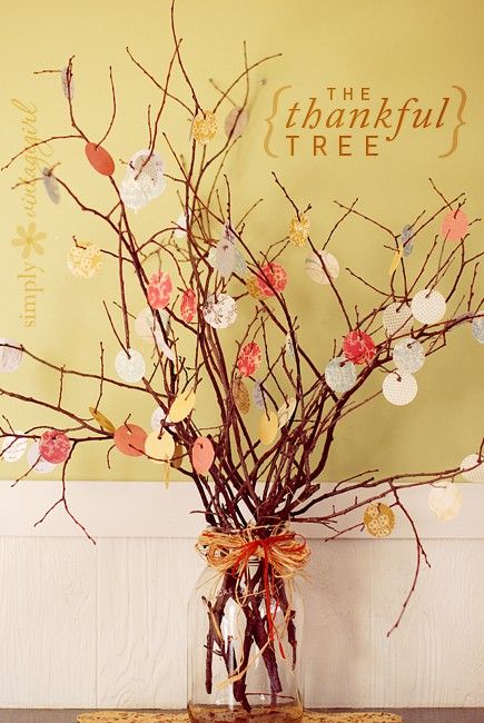 Thankful Tree-Thanksgiving Decor