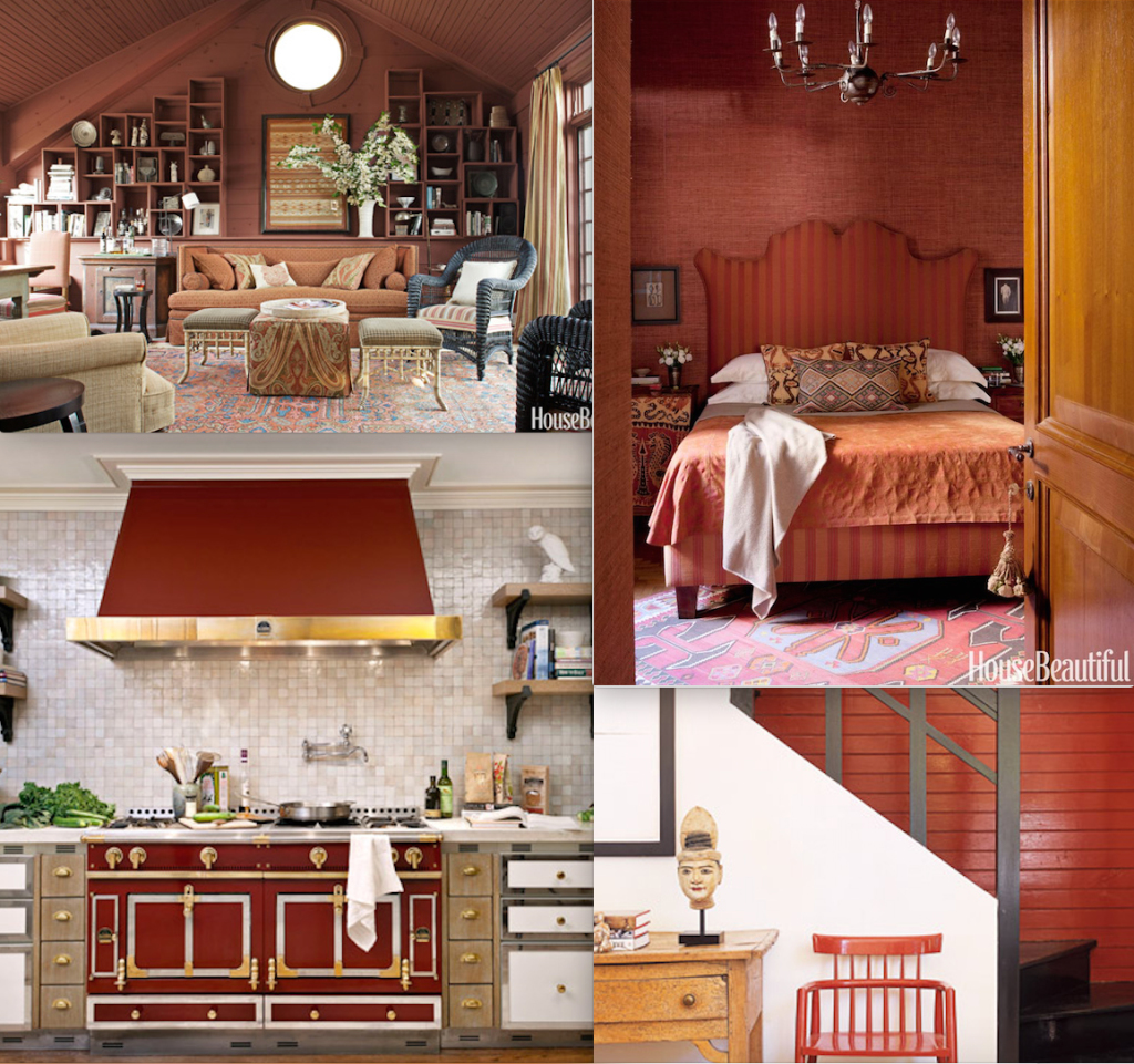 Marsala for the home-images via House Beautiful