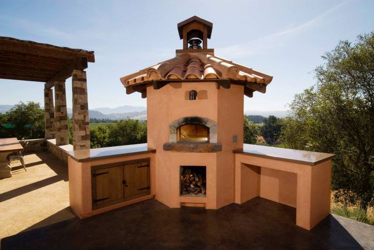 out door pizza oven-image via Bohemian Stone