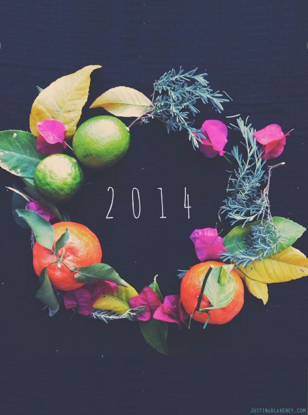 Wishing you a Happy New Year-2014-image via Justina Blakeney's blog