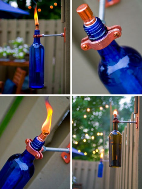 Wine countries version of a tiki torch-via webecoist