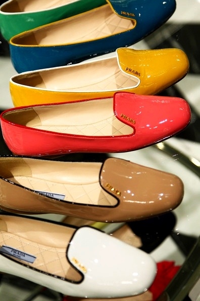 color as an accessory like a bag, scarf or this Prada loafer?-image via Style Saint