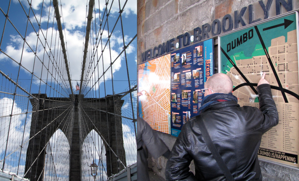 BlogTourNYC-Brooklyn Bridge over to DUMBO
