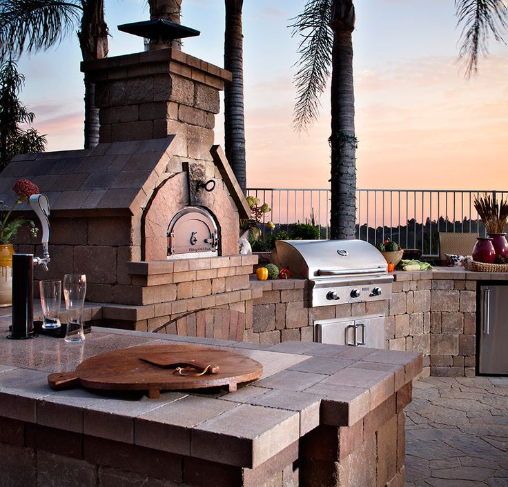 Outdoor Kitchen in Wine Country-image via Bohemian Stoneworks