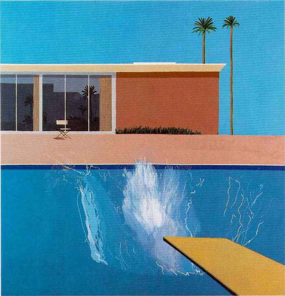 David Hockney from his Palm Springs Series-image vie The I.B.Thauris blog