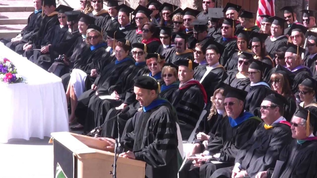 Nipun Mehta at Commencement Speech-image via the video-see below