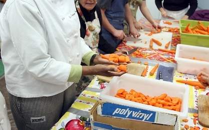 Over 60 people volunteer with Evelyn to supply, make and deliver these meals-image via SCOTT MANCHESTER for The Press Democrat